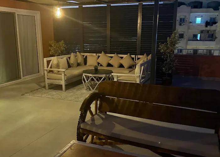 Private Rooftop Two Bedroom Seaview Panorama * Hurghada